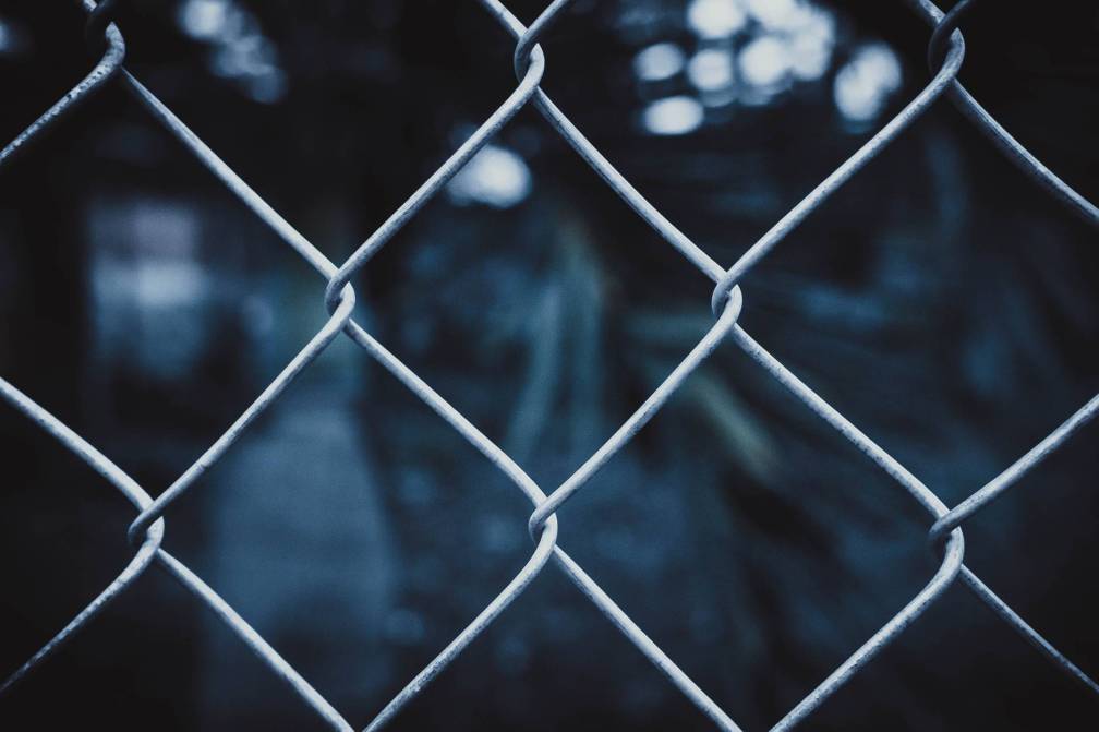 close up photo of chain link fence